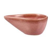 Tofficu Petit Bol en Céramique Rouge de Goutte pour Masque et Huile | Surface Lisse, Facile à Nettoyer, Usage Salle de Bain ou Hôtel, Mélange et Application, Format Compact Couleur Aléatoire