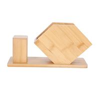 Tofficu Porte-Serviettes en avec Distributeur de Cure-Dents Rangement Décoratif pour Bureau Support Vertical Grand Format Articles Ménagers