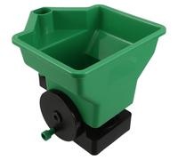 Tofficu Semoir Portable Manuel Rotatif en Plastique Vert, Mini Épandeur pour Graines et Fleurs, Largeur et Densité Réglables, sans Piles ni Électricité, Usage Extérieur Jardin