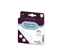 Toga AC304 Lot de 200 Pastilles Adhésives double-face 13mm, Autre, Transparent, 9 x 11.5 x 2.5 cm
