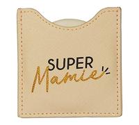Toga by DRAEGER Paris 1886 - Miroir Rond de Poche Super Mamie - Compact & Stylisé Fête des Grands-Mères & Anniversaires - Au Quotidien - Dimensions 8,5 x 8 cm avec Étui Anti-Rayures