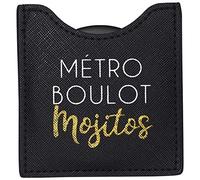 Toga - Miroir Metro boulot mojitos - Miroir Rond de Poche à Emmener Partout - Idéal Cadeau Anniversaire, Toutes Occasions - Dimensions 8,5 x 8 cm 76005931 Small