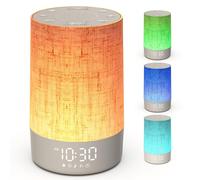 Togaga Réveil Lumineux Simulateur d'Aube, Lampe de Reveil avec 30 Sons pour Dormir, LED Lampe de Chevet à Intensité Variable, Fonction Charge, Snooze, Minuteur, 13 Niveaux de Luminosité, pour Chambre