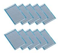 TOGEVAL 10 Pièces Carte D’expérimentation Double Face Étamée, Grosse | Panneau Bakélite et Carton, Transport Facile, Usage Ingénierie, Soudure Simple, Travaux Électriques