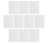 TOGEVAL 10feuilles Autocollants Réparation Muraux Pvc Patches Adhésifs pour Fissures Kit de Réparation Esthétique pour Panneaux Muraux Application Facile sans Peinture Blanc