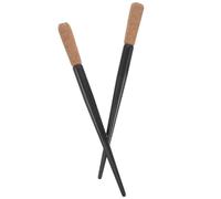 TOGEVAL 2 Pièces Porte-plume en Bois Foncé Rétro Européen de Calligraphie | Manche Ergonomique Prise en Liège, Compatible Diverses Pointes, pour Écritures Artistiques et Activités Créatives