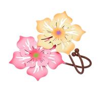TOGEVAL 2pièces Lot De Crochets Muraux Forme De Fleurs Crochets Décoratifs Pour Clés Et Vêtements Patères Murales Créatives Pour Maison Jardin