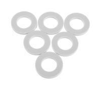 TOGEVAL 6pcs Joint D'étanchéité de Vidange pour Refroidisseur en Abs Silicone Blanc, Remplacement Facile, Durabilité Renforcée, Accessoires pour Glacière de Camping, pour Pique-niques