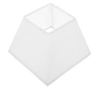 TOGEVAL Abat-jour Carré en Tissu Structure en Fer Solution D'éclairage Flexible Design Élégant pour Lampe de Table et Lampe à Pied pour Décoration Intérieure