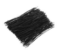 TOGEVAL Attaches de Câble Solides et Faciles à Utiliser Réutilisables Lot de 1000 en Fer et Plastique pour Fixation et Gestion des Câbles de Jardin et Maison
