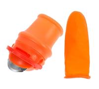 TOGEVAL Coupe-Jardin, Outil à légumes Portable en Silicone et Acier Inoxydable, pour Récolte de Cerises et Aubergines, Facile à Nettoyer, 1 Set
