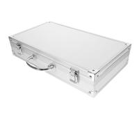 TOGEVAL Mallette Aluminium Polyvalente Boîte à Outils Verrouillable Légère pour Premiers Soins Rangement Cosmétique et Médicaments Portable