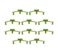 TOGEVAL Pince à Plantes Réutilisable 10pcs en Plastique Vert Léger et Réglable pour Écarter Branches Jardins Extérieurs