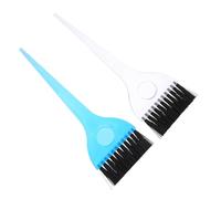 TOGEVAL Set de 12 Pinceaux pour Teinture Capillaire en Pp Bleu, Application Uniforme et Effets Professionnels, pour Usage à Domicile ou Salon de Coiffure
