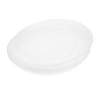 TOGEVAL Soucoupes pour Pots de Fleurs Rondes 40 cm en Plastique Lot de 4 pour Plantes en Pot avec Fonction multifonctionnelle adaptées à l'intérieur
