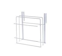TOGEVAL Support Mural Résistant la Rouille Blanc pour Planches à Découper Double Étagère Rangement Pratique et Solide Cuisine et Buffet