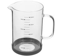 TOGEVAL Verre Mesureur en Verre Borosilicaté 1500ml avec Grande Capacité et Échelle Graduée, Cuisine la Maison Cafés