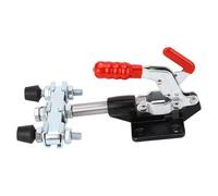 Toggle Clamp à Dégagement Rapide, Double Tête, Auto - Bloquant, en Acier au Carbone, Compact et Portable - Force de Serrage 227kg, Poignée Antidérapante, Pour Assemblage et Soudu
