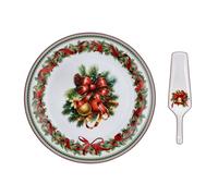 Tognana, Assiette Arbre 25x21 cm Christmas Fairy Tale, Porcelaine, Multicolore