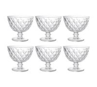 Tognana Diamond, set de 6 coupes à glace 280 cc, verre, transparent