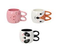 Tognana Funny Face Set de 3 tasses