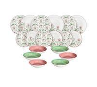 Tognana Lolita, Service de vaisselle pour 6 personnes 18 pièces, porcelaine, multicolore