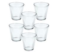Tognana, Lot de 6 Verres 220 ml Micene, Verre, Transparent