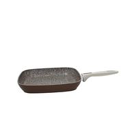 Tognana Pearlbrown, Grill carré 28 x 28 cm, aluminium, marron