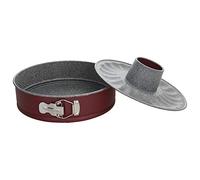 Tognana Porcellane W444453ggbo Moule à charnière rond Surface plate Gris Rouge Acier carbone Italie