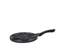 Tognana Premium Black Poêle à gaufre multifonction 26 cm, aluminium, noir