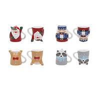 Tognana Set de 4 tasses de Noël Up & Down