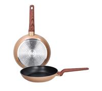 Tognana Shiny Gold, set de 2 poêles 24/28 cm, aluminium, or