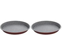 Tognana Sweet Cherry, Moule à Tarte 26 cm, Acier Rouge (Lot de 2)
