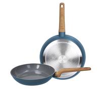 Tognana T-Care Lot de 2 poêles 24/28 cm, aluminium, bleu