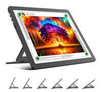 TOHETO A3 rechargeable Tableau lumineux avec support, bloc lumineux magnétique super lumineux avec boutons latéraux, boîte à lumière sans fil pour le traçage et le dessin, croquis, peinture diamant