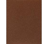 Toile abrasive L 280 x l 230 mm, grain 120, pour bois/métal, corindon