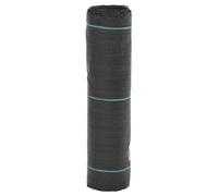 Toile anti-mauvaises herbes - Noir - 0,5 x 200 m - En polypropylène - Perméable à l'eau - Indéchirable - Respirante - Pour parterres surélevés, terrasses, jardins en pierre, pavés et barrière