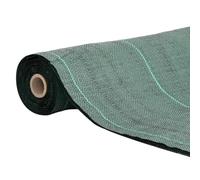Toile anti-mauvaises herbes Vert 0,5 x 150 m PP | Perméable à l'eau, stabilisé aux UV, découpable, pour chemins de gravier et terrasses