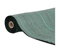 Toile anti-mauvaises herbes - Vert - 1,5 x 200 m - En polypropylène - Tissu de sol - Géotextile perméable à l'eau - Indéchirable - Respirant - Comme couverture pour parterres surélevés, terrasses