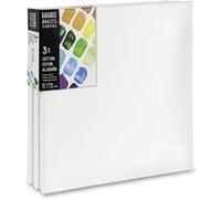 Toile - Châssis - 40x40cm - Acrylique - Huile - Coton - Lot de 3 - Liquitex