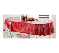 Nappe - Cristal transparent ovale - 140 x 240 cm