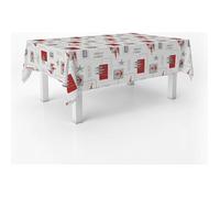 Toile cirée Sea rouge 220×140 cm, couleur vive avec une toile cirée performante.
