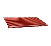 vidaXL Toile d'Auvent Voile d'Ombrage Protection Contre Soleil Jardin Patio Terrasse Extérieur Résistance aux UV Orange et Marron 600x300 cm