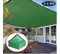 Toile D\\\'ombrage,Vert filet D\\\'ombrage Protection Solaire,couvertures De Plantes De Serre,bâche D\\\'ombrage Anti-uv ,3 x 6m