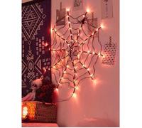Toile d'araignée lumineuse LED 1m - Noir