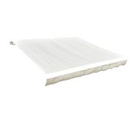 Toile d'auvent Crème 4,5x3 m | Polyester résistant, remplacement pour cadre existant, inclut cantonnière, patio terrasse jardin