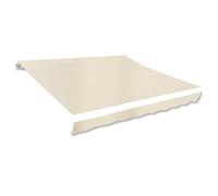 Toile d'auvent en Polyester résistant aux UV, 280 x 245 cm, Couleur crème, pour Cadre 3 x 2,5 m - Protection Solaire