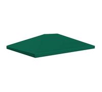 vidaXL Toit de pavillon 310 g/m² 4x3 m Vert