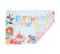 Toile de Fond Anniversaire en Polyester, Bannière Murale pour Photos | Motifs Colorés Adaptés aux Garçon Fille, Accessoire Photo Facile à Suspendre, Murs, Cadres Photobooth, Maison et Crèche