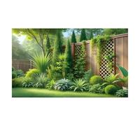Toile de jardin extérieur Décoration De Cour 2,1 x 1,5 m | Pour Cabine Photo Nature Pour Jardiniers Photographes Locataires Restaurant Café École Foire Artisanale Mariage Anniversaire